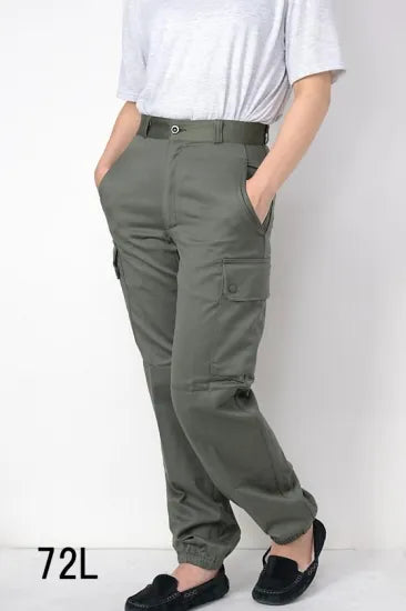 【スモール特価】フランス軍 OD F-2 パラシュートパンツ 新品 421N-SB=