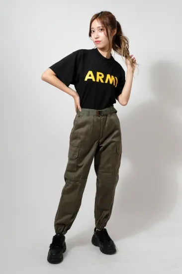 【スモール特価】フランス軍 OD F-2 パラシュートパンツ 新品 421N-SB=