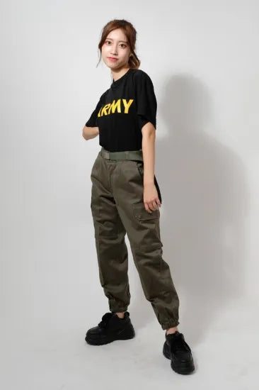 【スモール特価】フランス軍 OD F-2 パラシュートパンツ 新品 421N-SB=