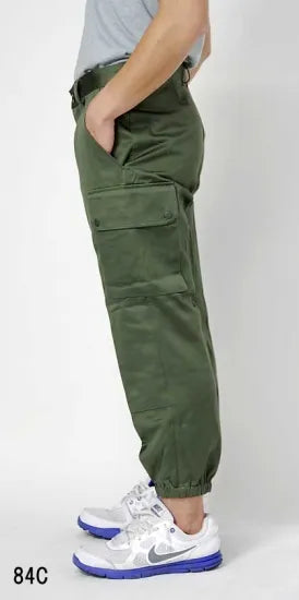【スモール特価】フランス軍 OD F-2 パラシュートパンツ 新品 421N-SB=