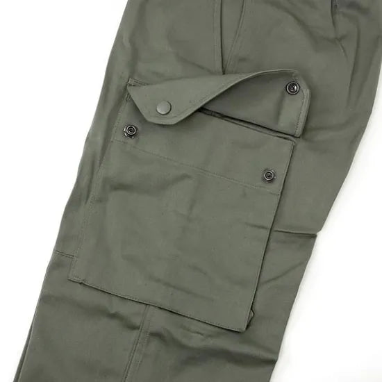 【スモール特価】フランス軍 OD F-2 パラシュートパンツ 新品 421N-SB=