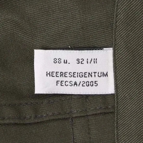 オーストリア軍 OD M-75 フィールド カーゴパンツ 新品 741N=