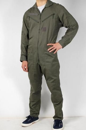 フランス軍 OD F-1 フィールド カバーオール USED 545U