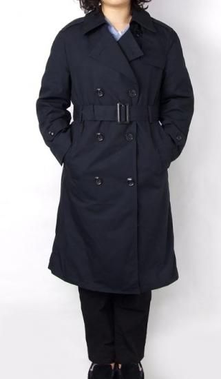 【レディース特価】アメリカ空軍 USAF ネイビー レディース トレンチコート 新品