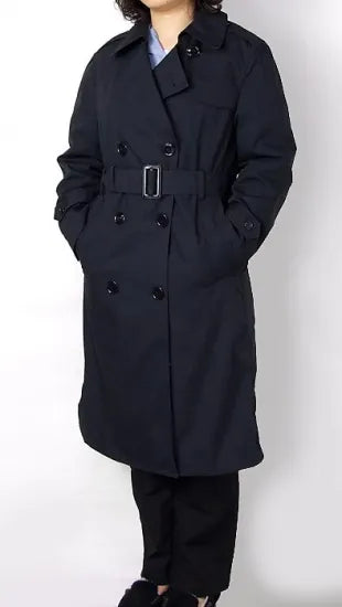 【レディース特価】アメリカ空軍 USAF ネイビー レディース トレンチコート 新品