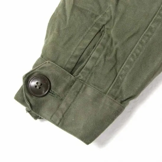 (12/6まで特価)フランス軍 OD M-64 フィールドパーカー ボアライナー付 USED 424LU
