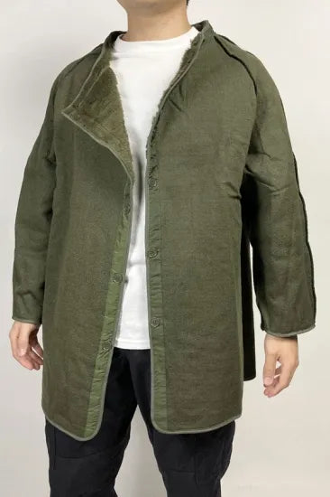 (12/6まで特価)フランス軍 OD M-64 フィールドパーカー ボアライナー付 USED 424LU