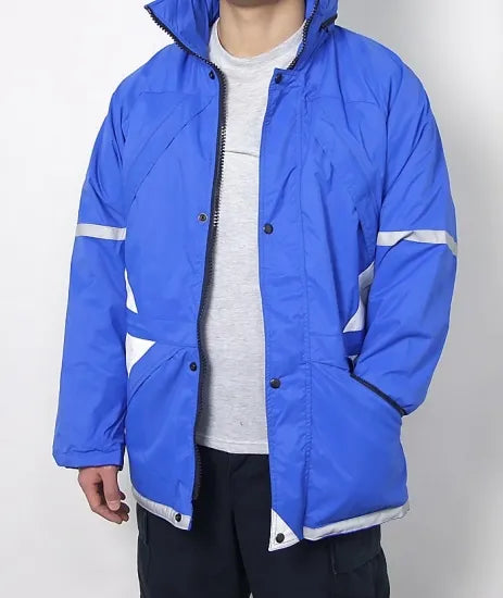 フランス ブルー/ホワイトVTN スキーパーカー 新品 457N