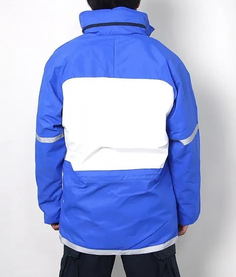 フランス ブルー/ホワイトVTN スキーパーカー 新品 457N