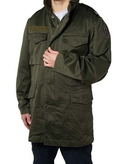 (11/29まで特価)オーストリア軍 OD コットン M-65 フィールドジャケットパーカー 新品 441N