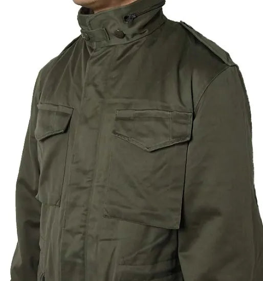 (11/29まで特価)オーストリア軍 OD コットン M-65 フィールドジャケットパーカー 新品 441N