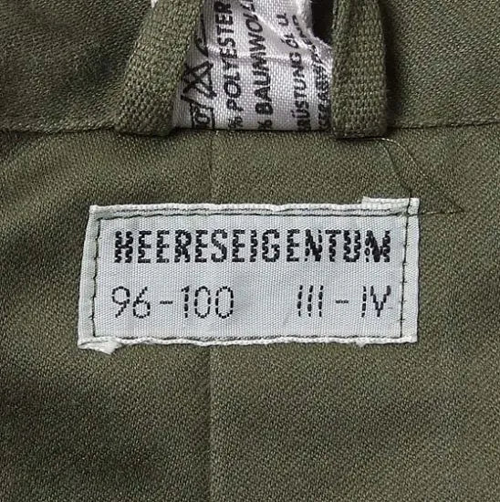 (11/29まで特価)オーストリア軍 OD コットン M-65 フィールドジャケットパーカー 新品 441N