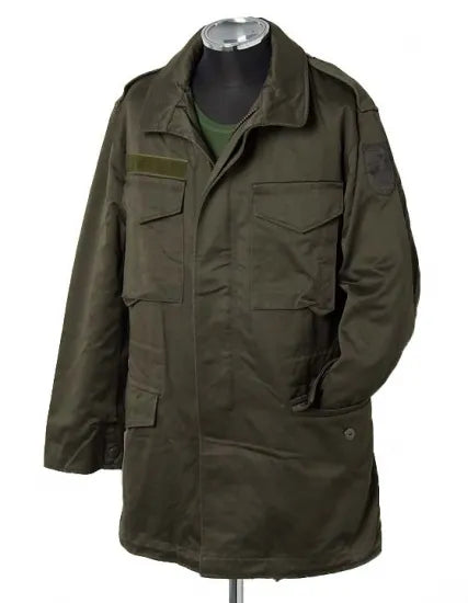 (11/29まで特価)オーストリア軍 OD コットン M-65 フィールドジャケットパーカー 新品 441N