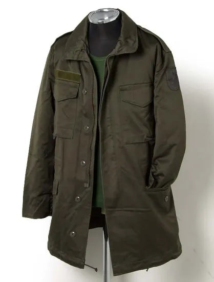 (11/29まで特価)オーストリア軍 OD コットン M-65 フィールドジャケットパーカー 新品 441N