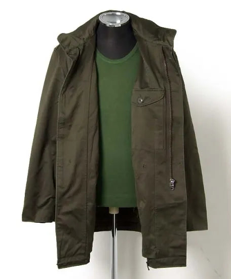 (11/29まで特価)オーストリア軍 OD コットン M-65 フィールドジャケットパーカー 新品 441N