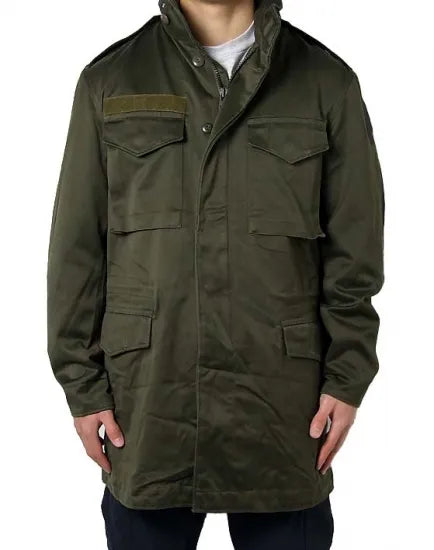 (11/29まで特価)オーストリア軍 OD コットン M-65 フィールドジャケットパーカー 新品 441N