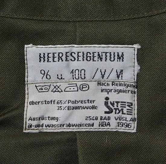 (11/29まで特価)オーストリア軍 OD コットン M-65 フィールドジャケットパーカー 新品 441N