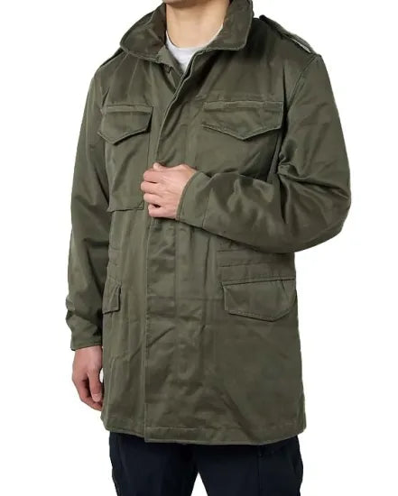 (11/29まで特価)オーストリア軍 OD コットン M-65 フィールドジャケットパーカー 新品 441N