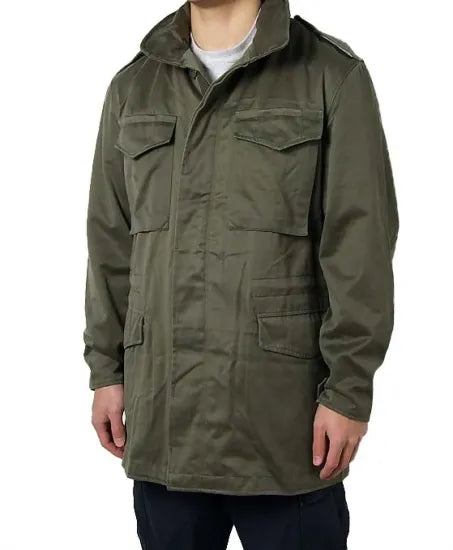 (11/29まで特価)オーストリア軍 OD コットン M-65 フィールドジャケットパーカー 新品 441N