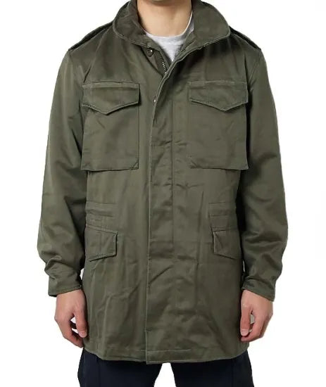 (11/29まで特価)オーストリア軍 OD コットン M-65 フィールドジャケットパーカー 新品 441N