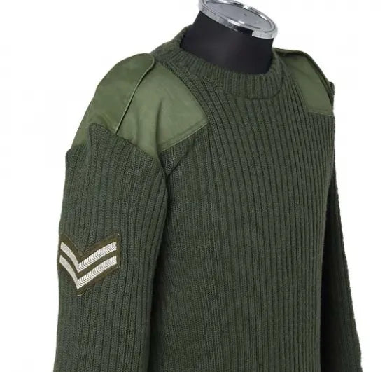 イギリス軍 OD コマンドセーター ワッペン付 USED S11UW