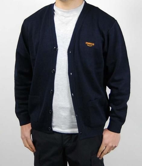 FR.ネービー、MAEVA.カーディガン 新品 S36N