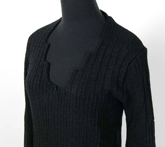 【レディース特価】フランス ブラック パリス レディースセーター 新品