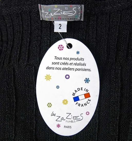 【レディース特価】フランス ブラック パリス レディースセーター 新品