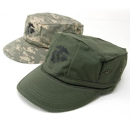 USMC OD/ACU マリーンロゴ付 ユーティリティキャップ 新品 M12N-