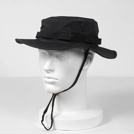 U.S. ブラック ジャングルハット 新品 M34N-