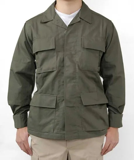 (11/8まで特価)U.S. OD リップストップ コンバットジャケット 新品 A1GN=