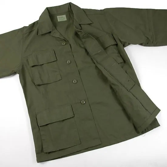 (11/8まで特価)U.S. OD リップストップ コンバットジャケット 新品 A1GN=