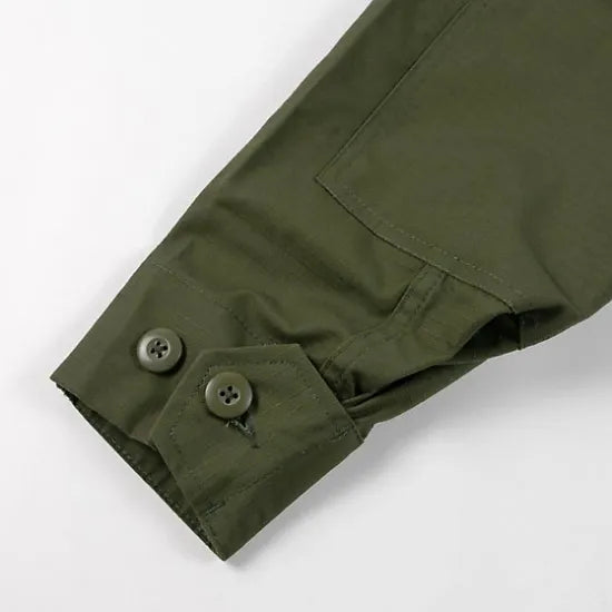 (11/8まで特価)U.S. OD リップストップ コンバットジャケット 新品 A1GN=