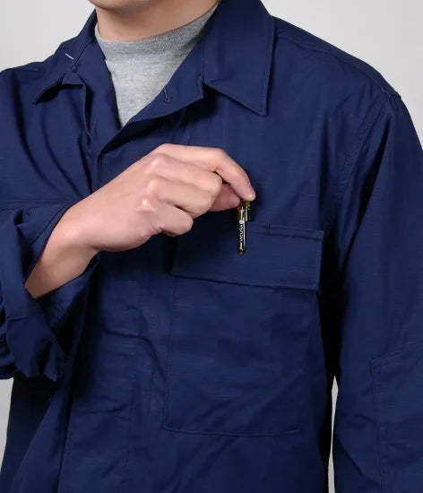 アメリカ沿岸警備隊 USCG ネイビー リップストップ ジャケット ロゴ刺繍入 新品 =