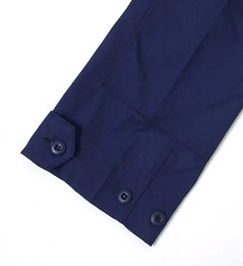 アメリカ沿岸警備隊 USCG ネイビー リップストップ ジャケット ロゴ刺繍入 新品 =