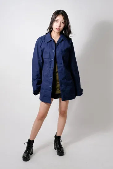 スモール&ビッグ特価 アメリカ沿岸警備隊 USCG ネイビー リップストップ ジャケット 新品 =