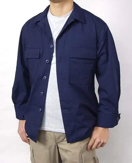 スモール&ビッグ特価 アメリカ沿岸警備隊 USCG ネイビー リップストップ ジャケット 新品 =