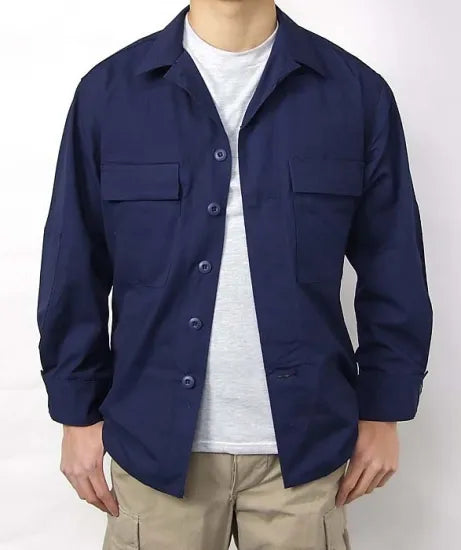 スモール&ビッグ特価 アメリカ沿岸警備隊 USCG ネイビー リップストップ ジャケット 新品 =