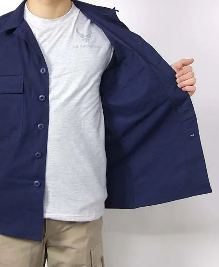 スモール&ビッグ特価 アメリカ沿岸警備隊 USCG ネイビー リップストップ ジャケット 新品 =