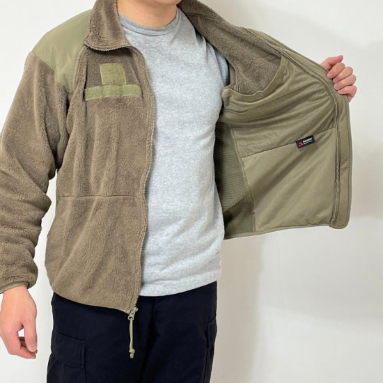 (11/29まで特価)アメリカ軍 コヨーテ Polartec ECWCS Gen3 Level3 フリースジャケット USED A31CU