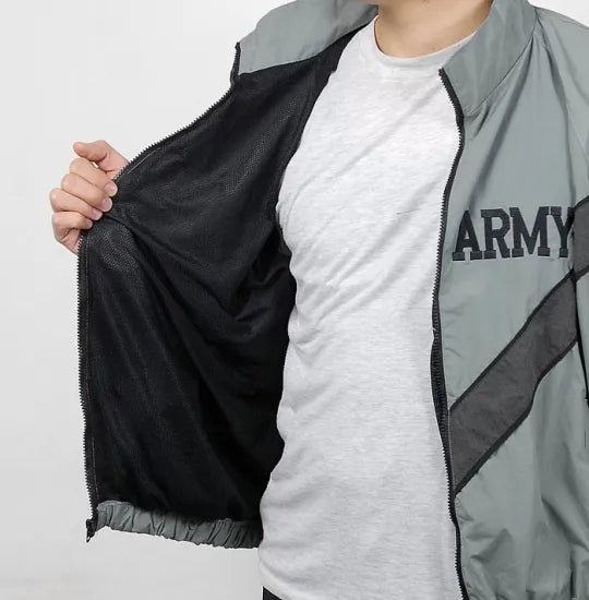 アメリカ軍 U.S.ARMY グレー 前期型 IPFU トレーニングジャケット 新品 A78N=