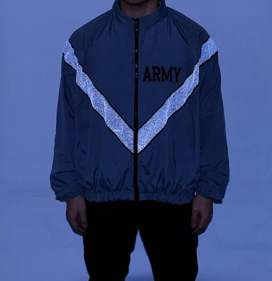 アメリカ軍 U.S.ARMY グレー 前期型 IPFU トレーニングジャケット 新品 A78N=