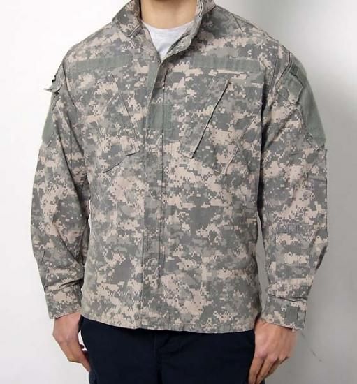 アメリカ軍 ACU デジタルカモ アラミド コンバットジャケット USED =