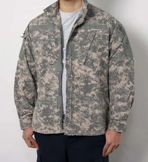アメリカ軍 ACU デジタルカモ アラミド コンバットジャケット USED =