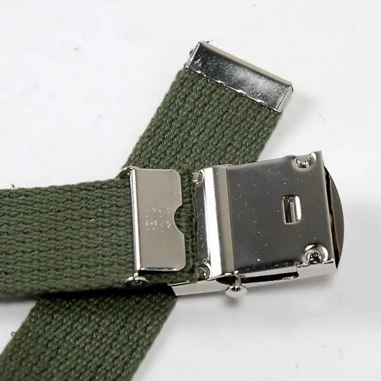(11/12まで特価)アメリカ軍 GI OD ウェブベルト 新品 115N-