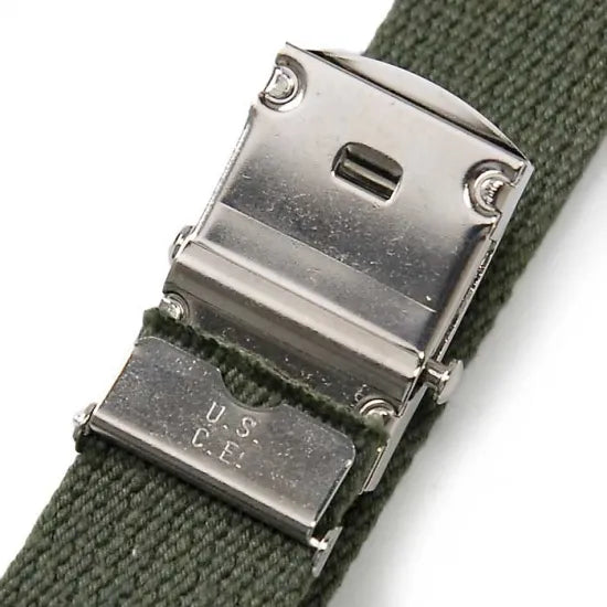 (11/12まで特価)アメリカ軍 GI OD ウェブベルト 新品 115N-
