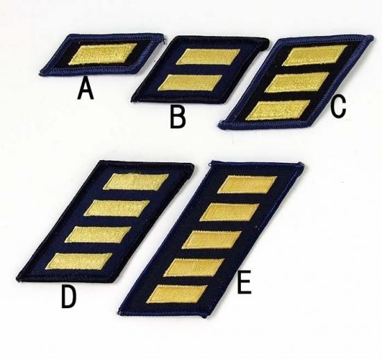 US.ポリス、腕階級章(新品)RANK-ARMN