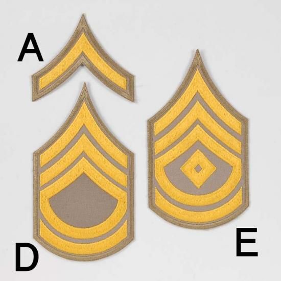 US.ポリス、階級章(メンズ)(新品)RANK-MPLC