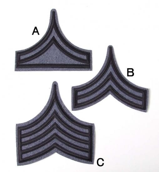 アメリカ軍 ウエストポイント 幹部候補生 階級章 大ワッペン 新品 RANK-BLGY-