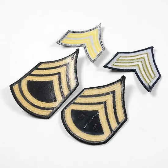 US.ポリス、階級章(ブラック)(新品)RANK-BBLC